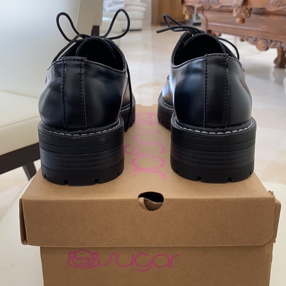 Sugar Women’s Black Oxfrod Shoes - Picture 3 of 5